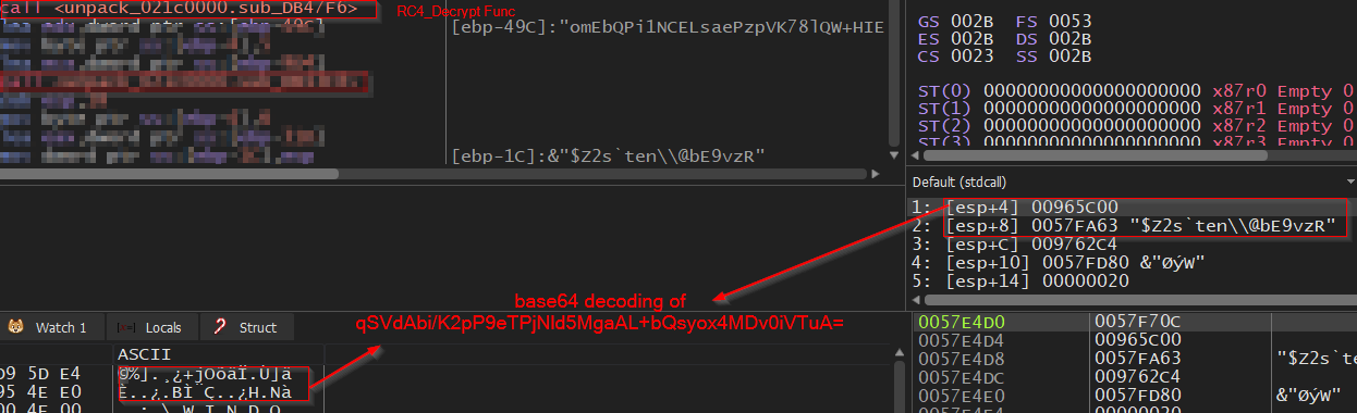 RC4 Decryption Function