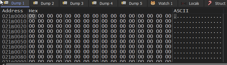 Empty Allocated Space
